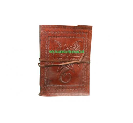 Embossed Lunar Magic Leather  Blank Journal diary hand made paper Beautiful Blank Dairy Travel Book Journal